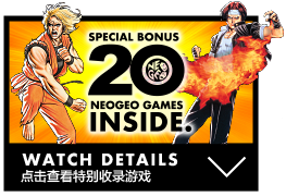 20 NEOGEO GAMES INSIDE