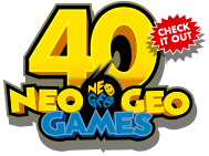 NEOGEO mini 40 TITLES INCLUDE LOGO