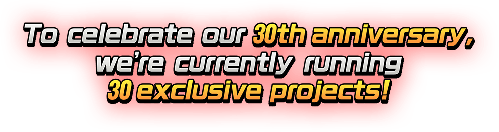 To celebrate our 30th anniversary, we’re launching 30 exclusive programs