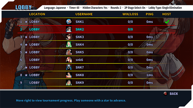 online battle / Lobby system