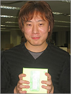 優勝者の土師君、おめでとうございます！