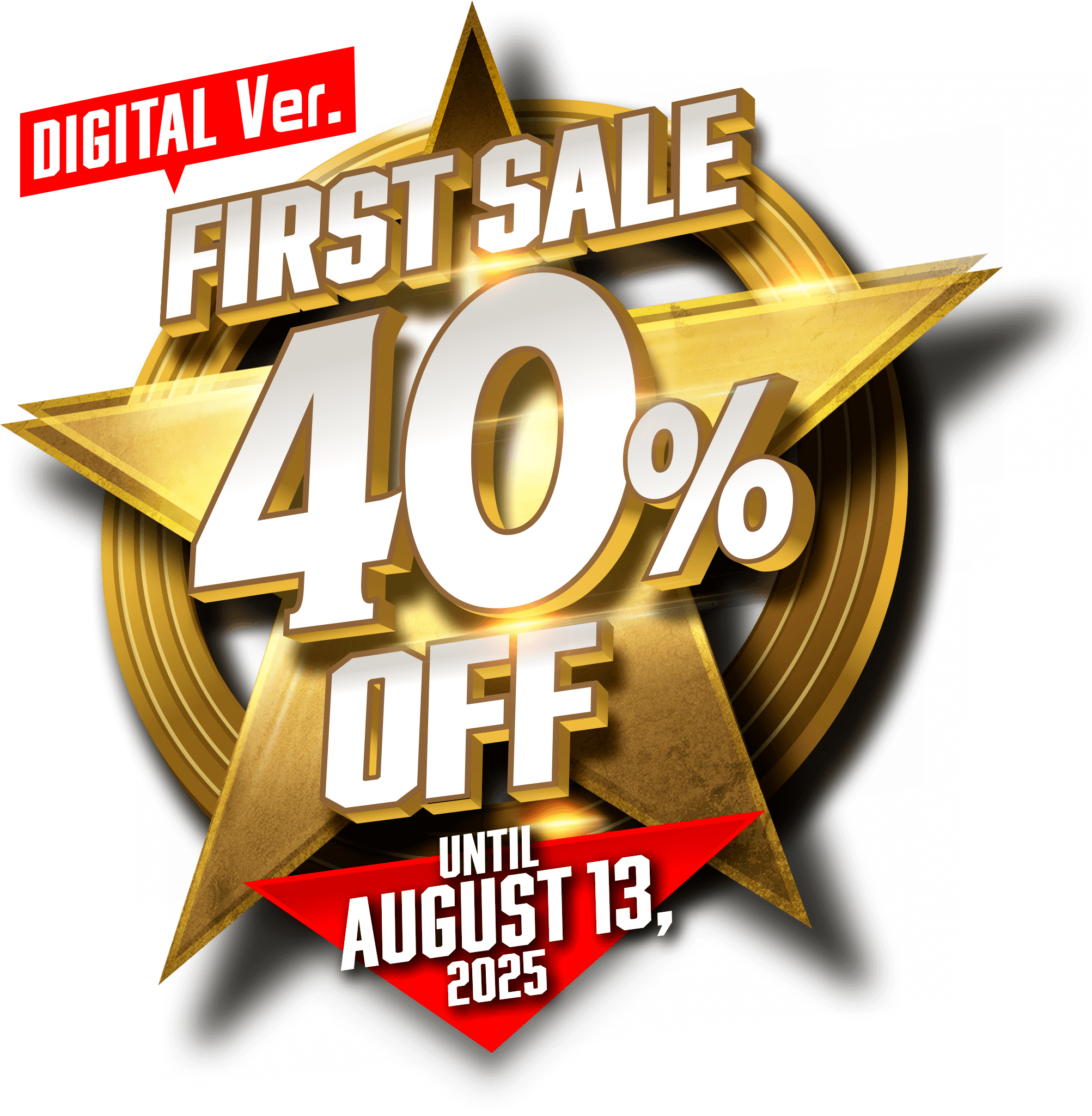 FIRST SALE 40% OFF