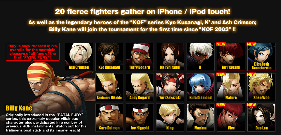 List of The King of Fighters characters - Wikipedia