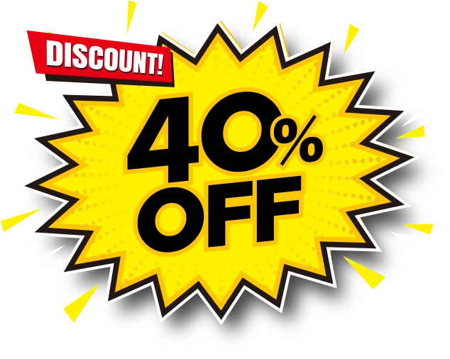 40% OFF