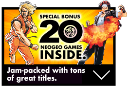 20 NEOGEO GAMES INSIDE