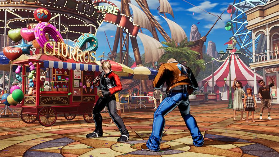 2ラインバトルのゲーム画面