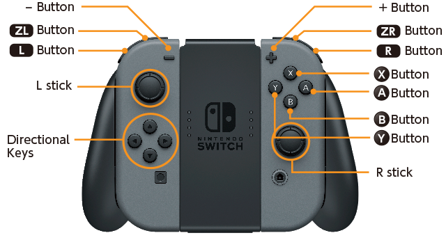 how to use controls on nintendo switch