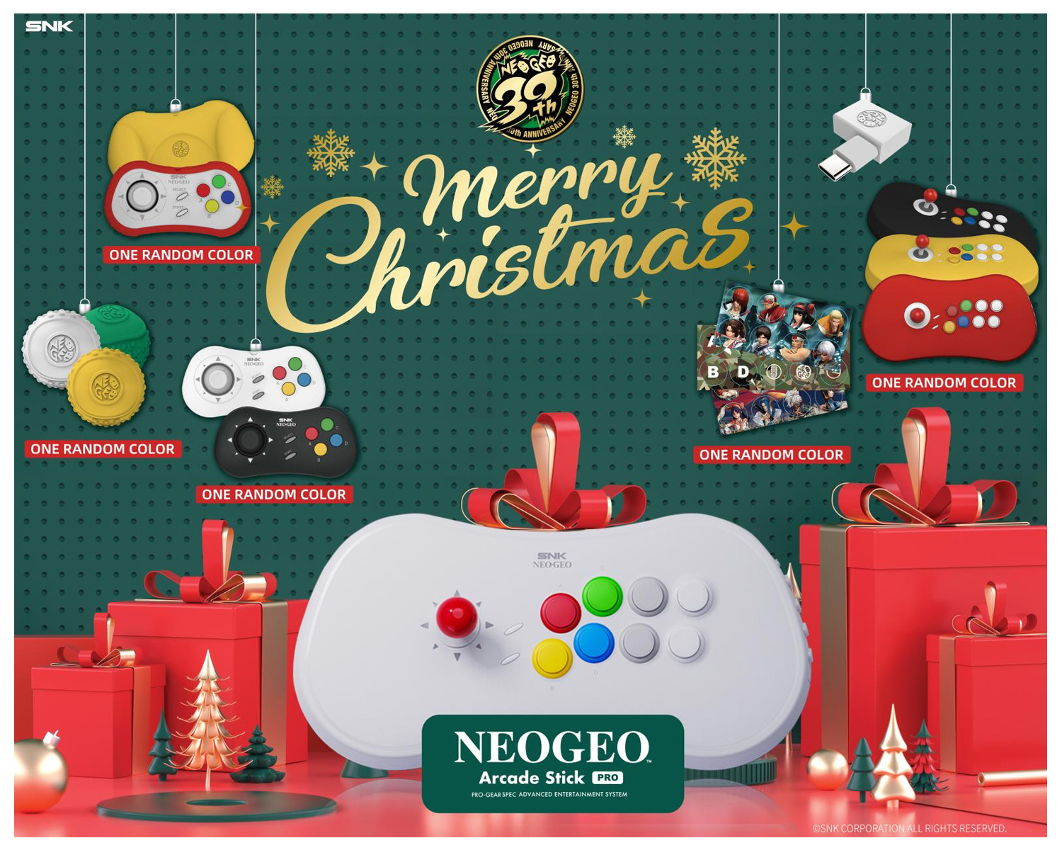 本日より、「NEOGEO Arcade Stick Proクリスマス限定セット」を予約 