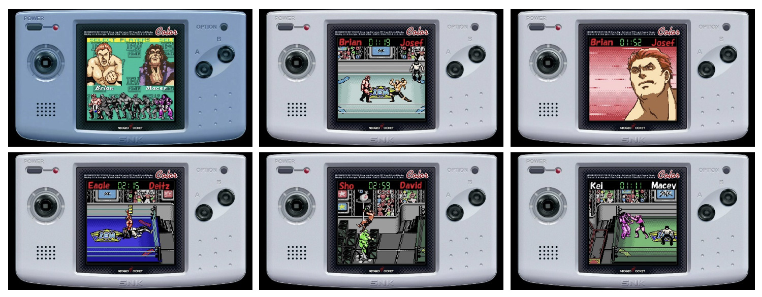 ネオジオポケットカラーの人気のプロレスゲーム『ビッグバンプロレス
